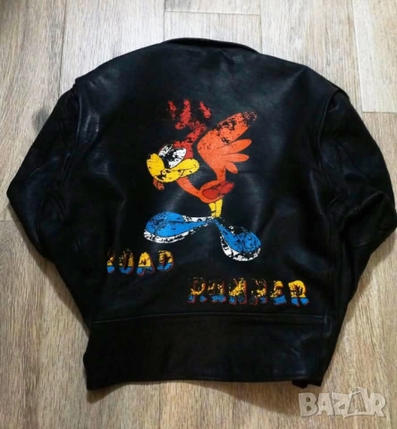 Рокерско яке старата школа! Л! Внос Германия! , снимка 2 - Якета - 52882431