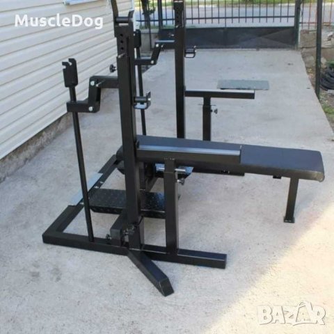 Трибойска Лежанка + клекове Combo Rack, снимка 9 - Фитнес уреди - 29299042