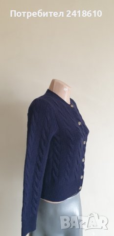 POLO Ralph Lauren Cable Wool / Cashmere Cardigan Knit Womens Size S НОВО! ОРИГИНАЛ! Дамски Пуловер -, снимка 6 - Жилетки - 44459292