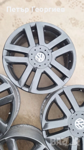 ОРИГИНАЛНИ АЛУМИНИЕВИ ДЖАНТИ ЗА ФОЛСВАГЕН -5Х112Х57-17 цола, снимка 3 - Гуми и джанти - 53197019