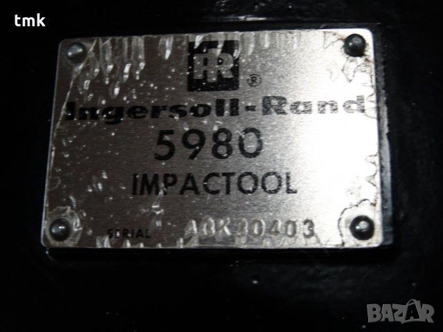 Гайковерт пневматичен Ingersoll-Rand 5980, снимка 9 - Винтоверти - 29532830