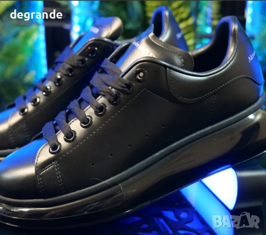 Черни маратонки Alexander McQueen Налична номерация 41 42 43 , снимка 2 - Маратонки - 51358381