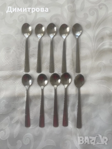 Комплект лъжички за кафе /чай/, вилички, снимка 5 - Прибори за хранене, готвене и сервиране - 32755961
