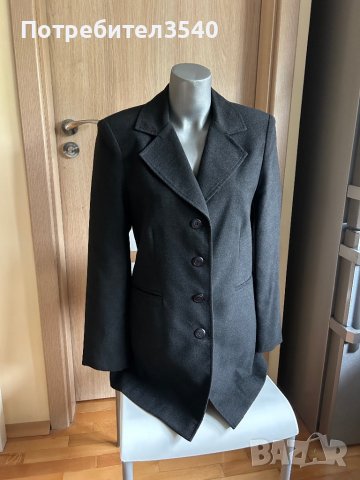 Черно дълго сако, снимка 2 - Сака - 42849532