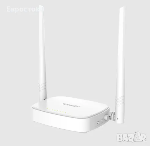 Рутер Tenda D301 V4 300mbps ADSL2+, Wi-Fi модемен рутер с 4-портов суич, 802.11g, цвят: бяло, снимка 2 - Рутери - 48240558