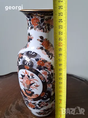 японска порцеланова ваза Imari   10/2, снимка 6 - Вази - 48904002