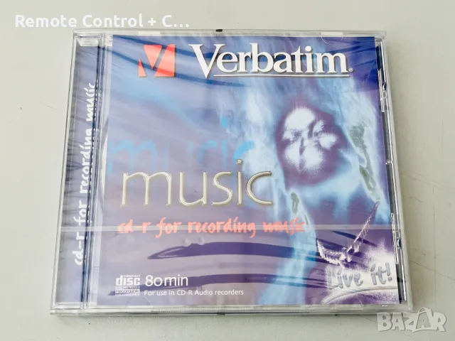 VERBATIM MUSIC - CD-R FOR RECORDING MUSIC 80 MIN, снимка 1 - CD дискове - 47393996