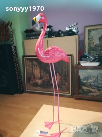 *BIG ONE-Фламинго розово от дърво с метални крака 0411201638, снимка 6 - Колекции - 30674360