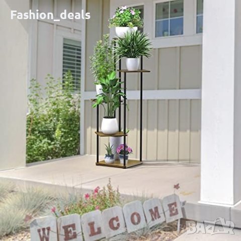 Нова 5-степенна Висока метална Стойка Поставка за растения цветя саксии Подарък Дом градина, снимка 9 - Други стоки за дома - 42396956