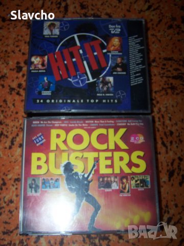 Компакт дискове на Rock Busters 2-CD, 1991/ Hit It: 24 originale top hits 2 cd box