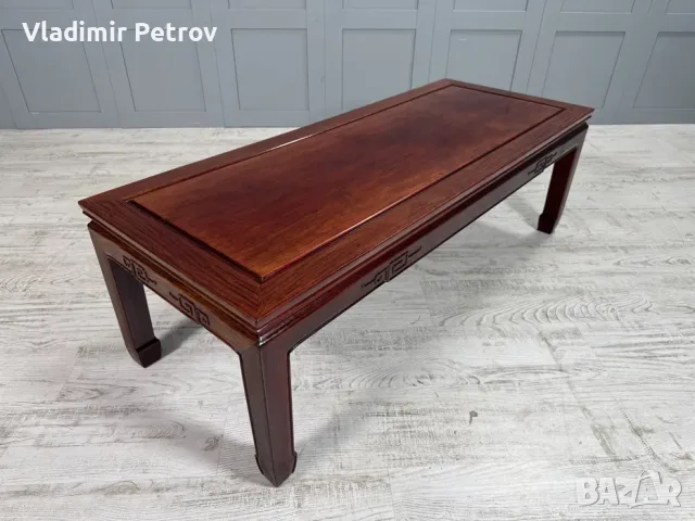 Винтидж, холна маса масив В006, снимка 7 - Маси - 56021501