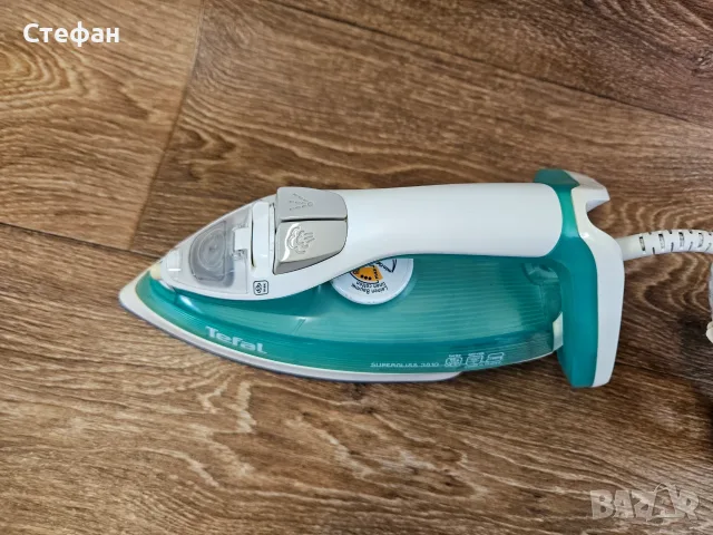Ютия Tefal FV381 в добро състояние, снимка 12 - Ютии - 56072401
