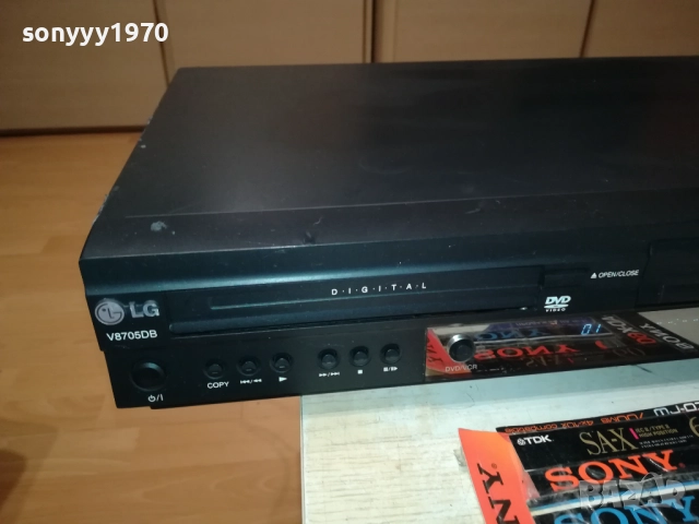 LG DVD PLAYER & VIDEO VHS RECORDER 0611251857, снимка 2 - Плейъри, домашно кино, прожектори - 52323570