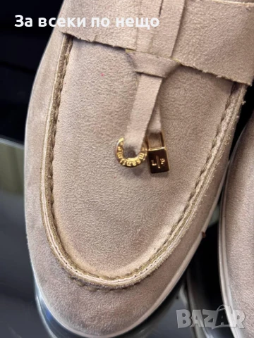 Loro Piana Дамски Затворени Чехли Лоро Пиана - Налични Различни Цветове Код E679, снимка 4 - Чехли - 51112246