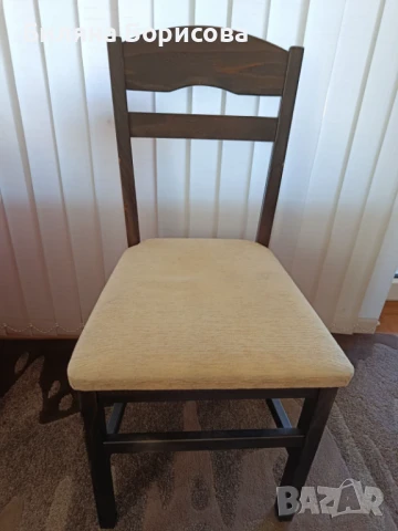 Трапезни дърввени столове -4 бр.120лв., снимка 1