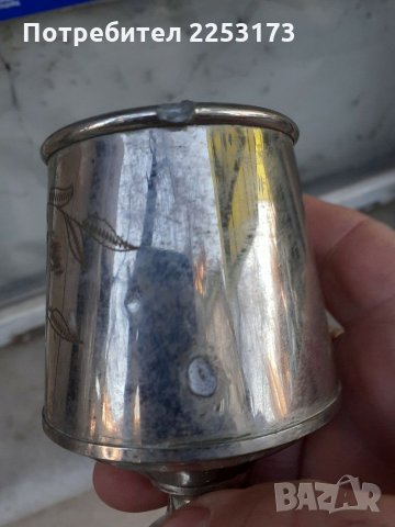 Бронзова каничка, снимка 4 - Антикварни и старинни предмети - 31278448