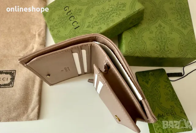 Портмоне GUCCI естествена кожа, снимка 9 - Портфейли, портмонета - 49842687