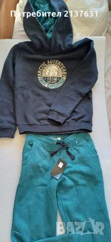 НОВ с Етикет ДЕТСКИ ВАТИРАН ЕКИП - Размер 122 / 128, снимка 2 - Детски анцузи и суичери - 48512679