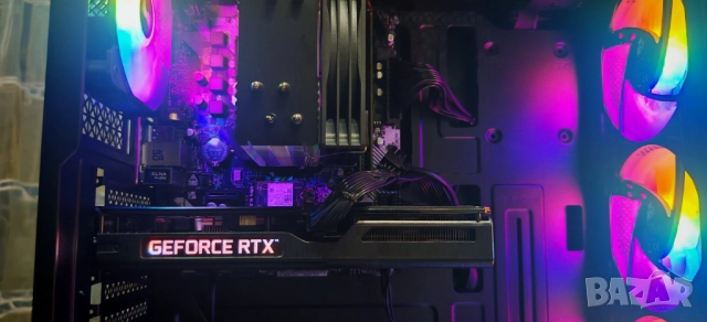 Продавам Гейм PC Ryzen 7 5700X/32Gb/512Gb SSD+1.5Tb HDD/RTX 3060 12Gb/Гаранция, снимка 7 - Геймърски - 52896209