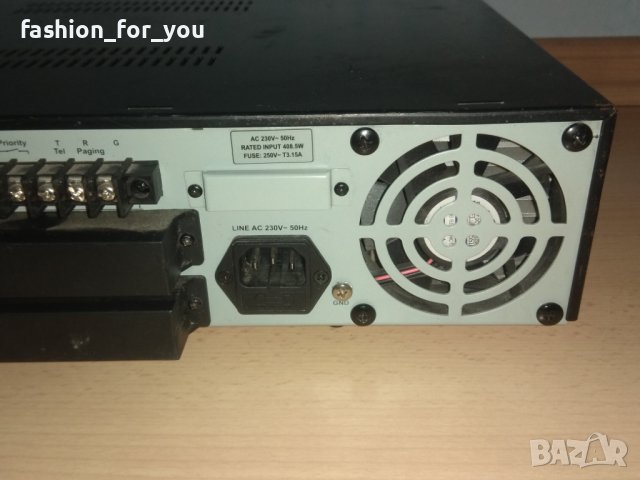 Усилвател DAP Audio PA-180, снимка 5 - Ресийвъри, усилватели, смесителни пултове - 40712349