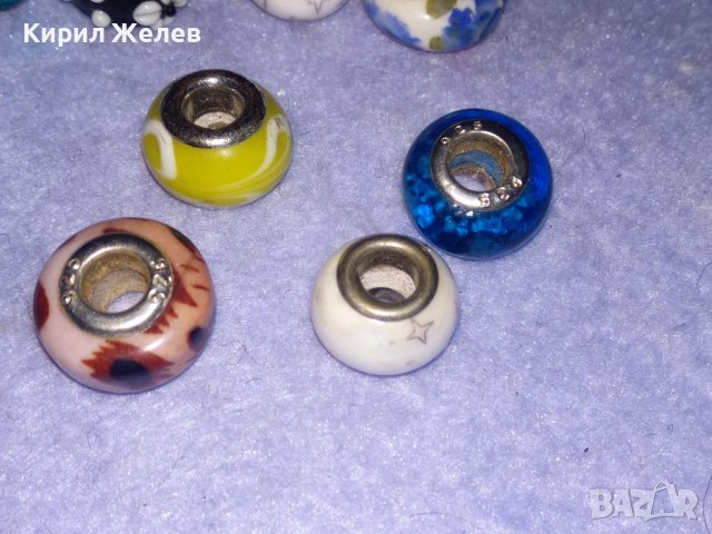 ЛОТ 13 ПРЕКРАСНИ ЗВЕНА за СРЕБЪРНА АРТ ГРИВНА от СРЕБРО 925 и ЦВЕТНО ВЕНЕЦИАНСКО СТЪКЛО МУРАНО 34457, снимка 12 - Гривни - 39547573