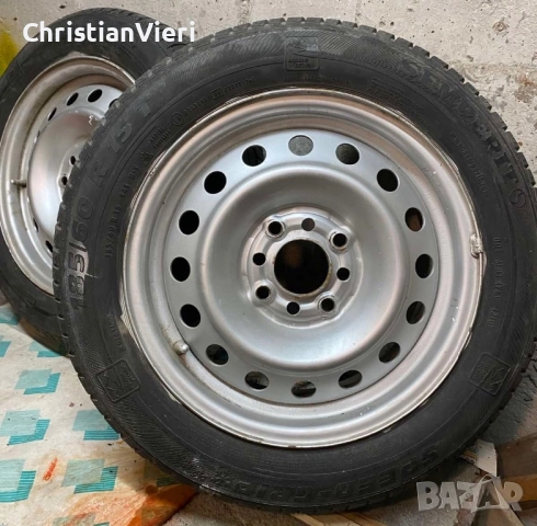 SEMPERIT SPEED-GRIP 185/60/15 - Зимни гуми с джанти, снимка 2 - Гуми и джанти - 52463555