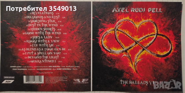 Неофициални cd / цд дискове - нови - Axel Rudi Pell - The Ballads vol.1 - vol.6, снимка 17 - CD дискове - 53295575