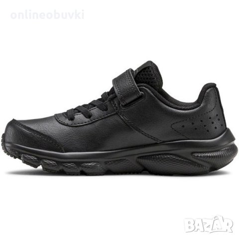 НАМАЛЕНИЕ!!!Детски спортни обувки UNDER ARMOUR BINF ASSERT Черно естествена кожа, снимка 2 - Детски маратонки - 34472948