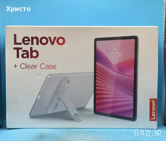НОВ!!! Таблет Lenovo Tab, Octa-Core , 10.1", 4GB RAM, 128GB, 4G, Luna Grey + Clear case, снимка 4 - Таблети - 51928660