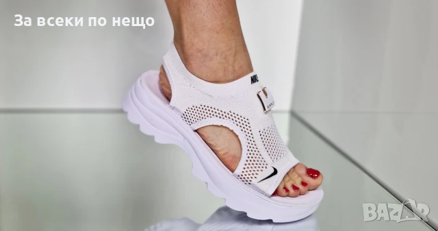 Nike Дамски Сандали Найк От 36 До 41 Номер - Бели Или Черни Код P824, снимка 11 - Сандали - 50830545