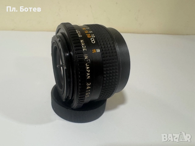 Обектив Mamiya 1:1.7 f 50mm., снимка 2 - Обективи и филтри - 51434887