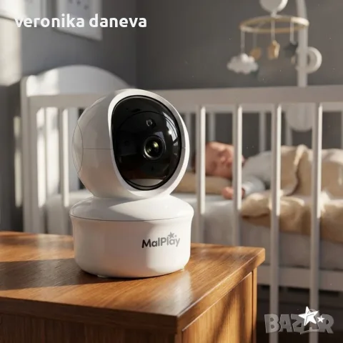 Електронен бебефон NannyEye Vision 5,0 инча, снимка 9 - Бебефони - 55798537
