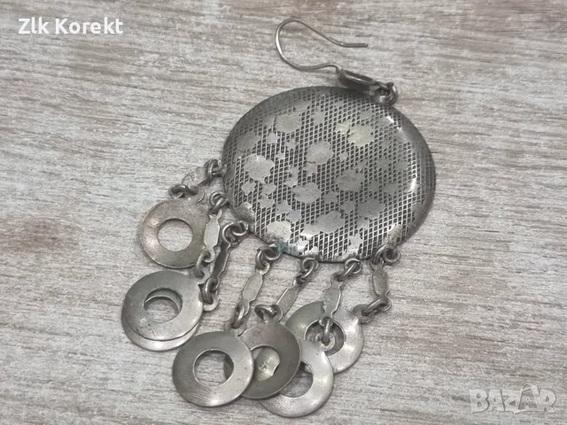 Масивни сребърни обеци, снимка 6 - Обеци - 55888913