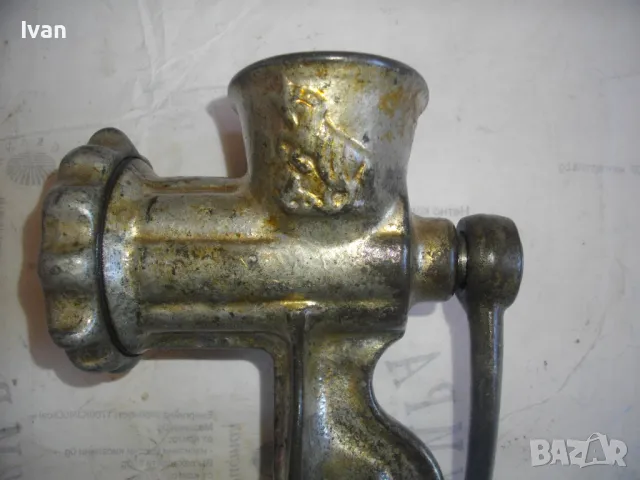 1973г. РУСКА СССР СОЦ РЕТРО ВИНТИДЖ РЪЧНА МЕСОМЕЛАЧКА РАЗМЕР №5 ПОЧТИ НОВА МАСИВНА, снимка 3 - Други инструменти - 48062465