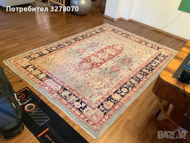 Ръчно изработен ретро килим , снимка 4 - Антикварни и старинни предмети - 54227503