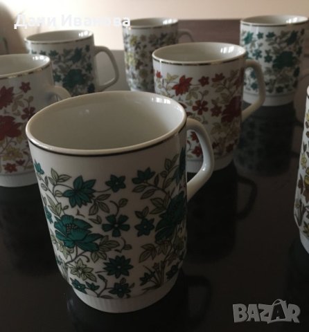 Порцеланови чаши тип "мъг" за чай 8 бр., снимка 8 - Чаши - 44296639