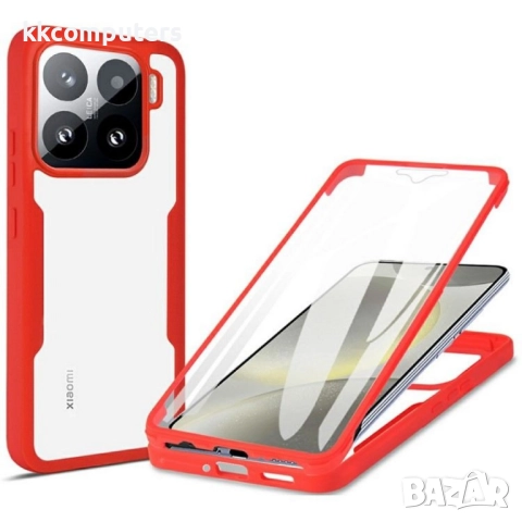 Xiaomi 15 Силиконов Калъф Anti-drop TPU + Acrylic и Протектор