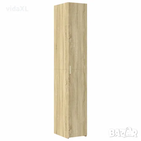 vidaXL Тесен шкаф, сонома дъб, 30x42,5x225 см, инженерно дърво, снимка 6 - Бюфети - 56146905