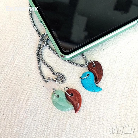 Аксесоари за телефон. Предпазители бижута, снимка 18 - Колиета, медальони, синджири - 51574446