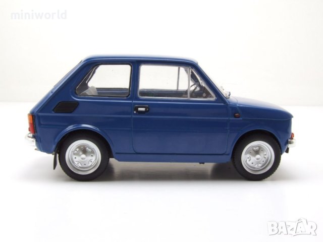 Fiat Polski 126p малко Полско Фиатче 1972 - мащаб 1:18 MCG моделът е нов в кутия, снимка 4 - Колекции - 40330281