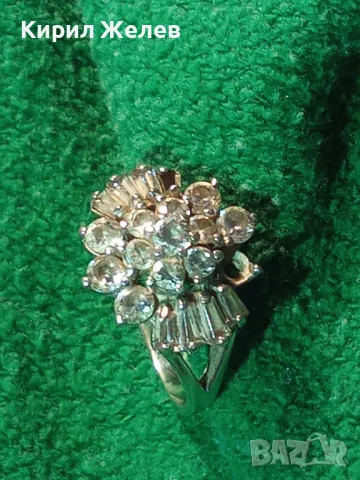 РАЗКОШЕН АВТОРСКИ СКЪПОЦЕНЕН СРЕБЪРЕН ПРЪСТЕН МАРКОВО СРЕБРО NF 925 с КАМЪНИ МОЙСАНИТ и ЦИРКОН 46791, снимка 16 - Пръстени - 46447745