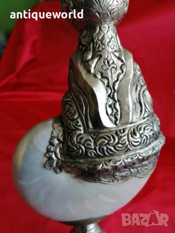 Уникат Рядък Съд , Фигура , Сребро ,Седеф от НАУТИЛУС, снимка 3 - Антикварни и старинни предмети - 40079653