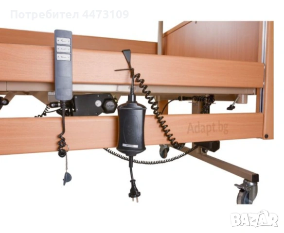 Продавам  болнично  електрическо  легло, снимка 3 - Антидекубитални дюшеци - 54147415