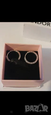 Пандора сребърни обеци ALE 925