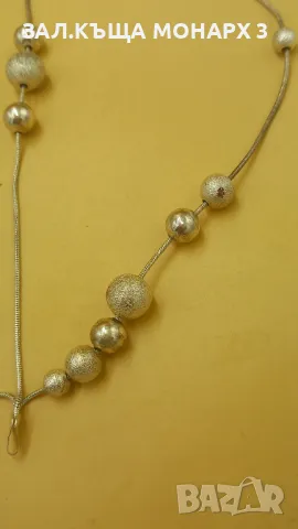 Сребърна огърлица , снимка 2 - Колиета, медальони, синджири - 50148037