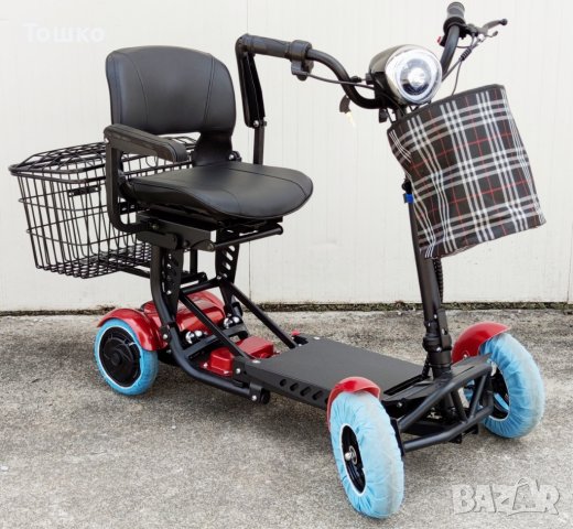 Четириколка електрическа EcoWay TTX сгъваема литиева батерия, снимка 3 - Мотоциклети и мототехника - 44207553