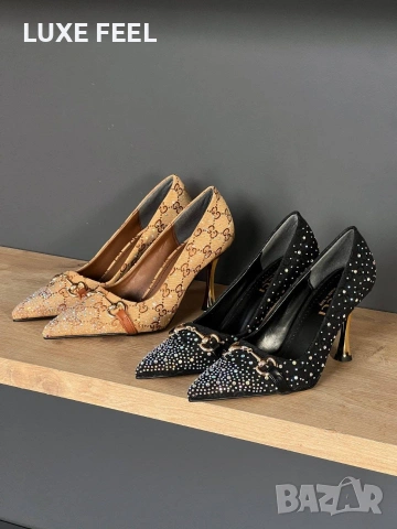 GUCCI 💎 Дамски Обувки , снимка 6 - Дамски обувки на ток - 53359711
