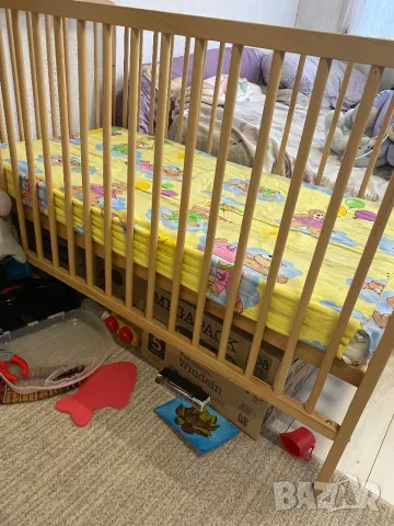 Бебешко детско легло с матрак, снимка 3 - Бебешки легла и матраци - 49714816