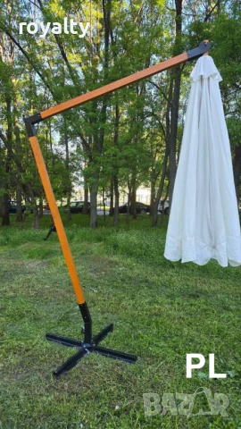 ГРАДИНСКИ ЧАДЪР С МЕТАЛНА СТОЙКА 3Х3м, снимка 3 - Градински мебели, декорация  - 51155106