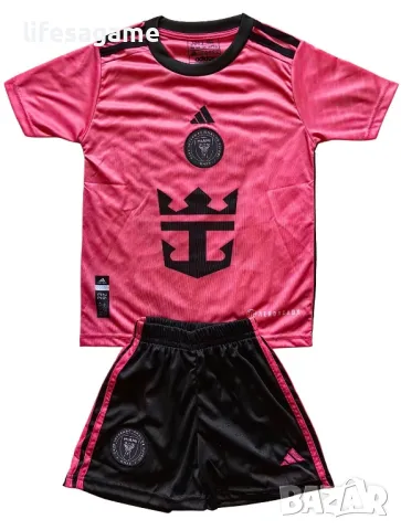 Детски футболен екип Интер Маями Меси комплект Inter Miami тениска Messi , снимка 2 - Детски комплекти - 44841060